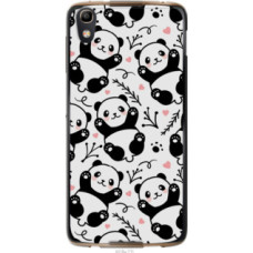 Чехол на Alcatel idol 4 Панды (4318u-711)