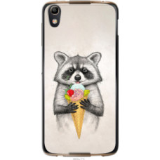 Чехол на Alcatel idol 4 Енотик с мороженым (4602u-711)