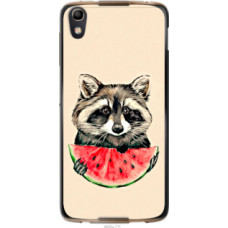 Чехол на Alcatel idol 4 Енотик с арбузом (4605u-711)