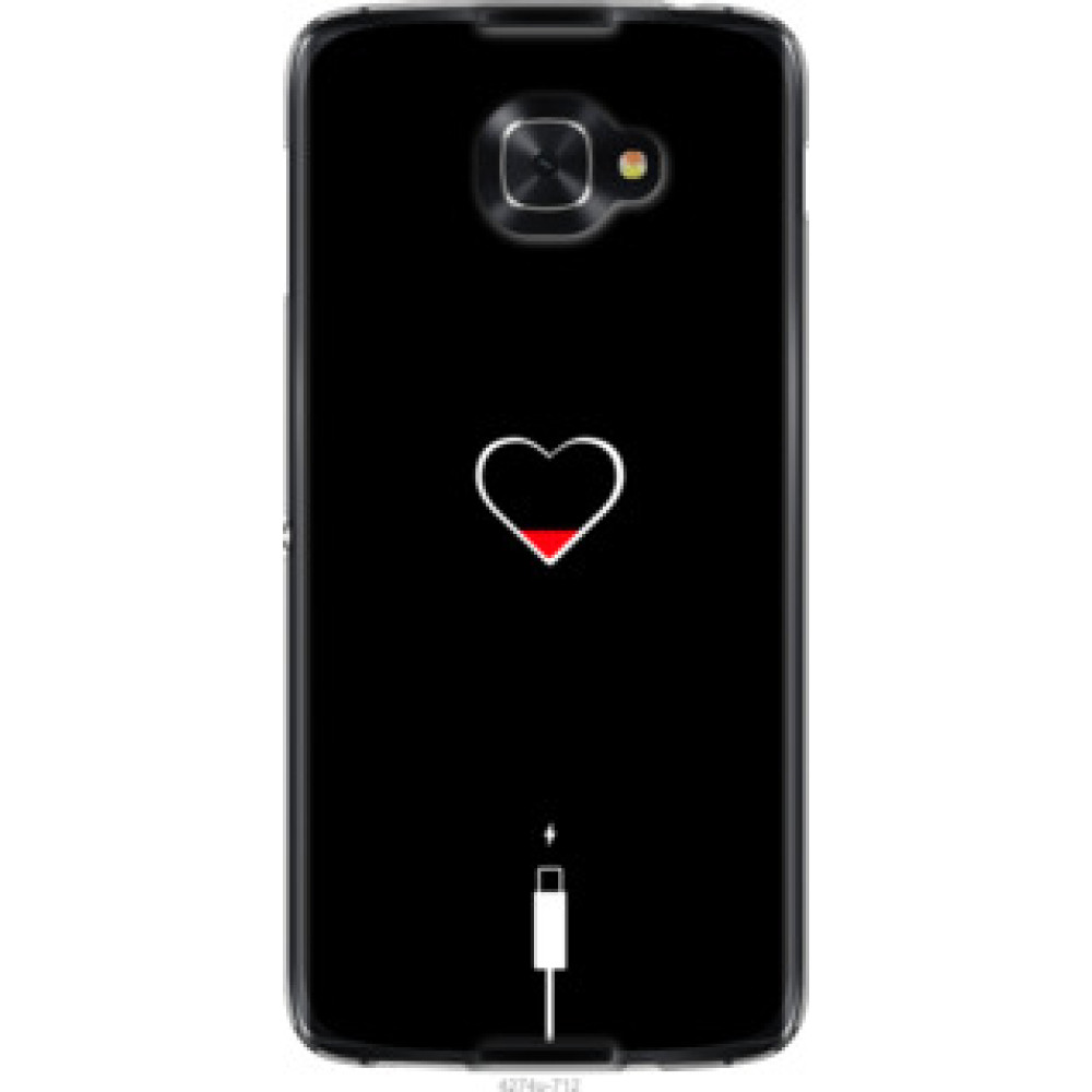 Чехол на Alcatel idol 4s Подзарядка сердца (4274u-712)