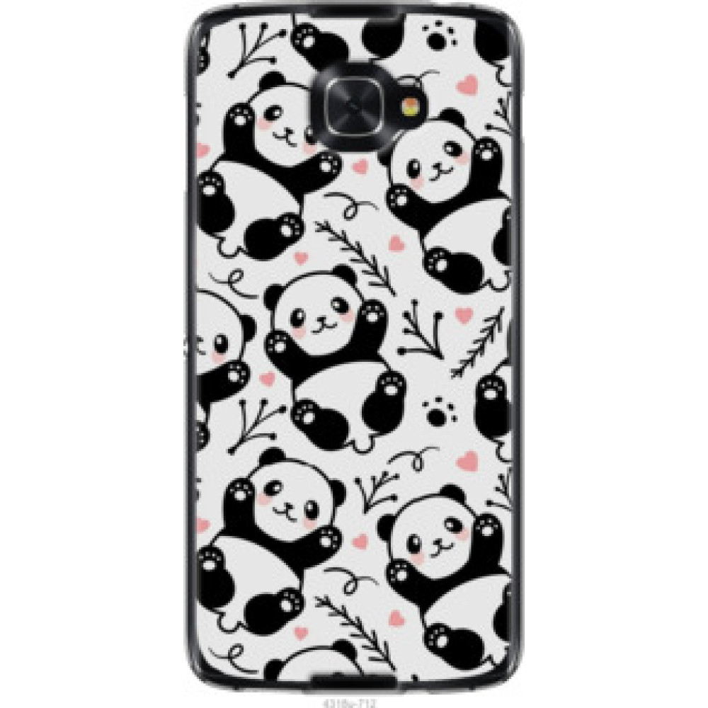Чохол на Alcatel idol 4s Панды (4318u-712)