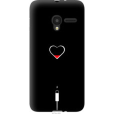 Чехол на Alcatel One Touch Pixi 3 4.5 Подзарядка сердца (4274u-408)