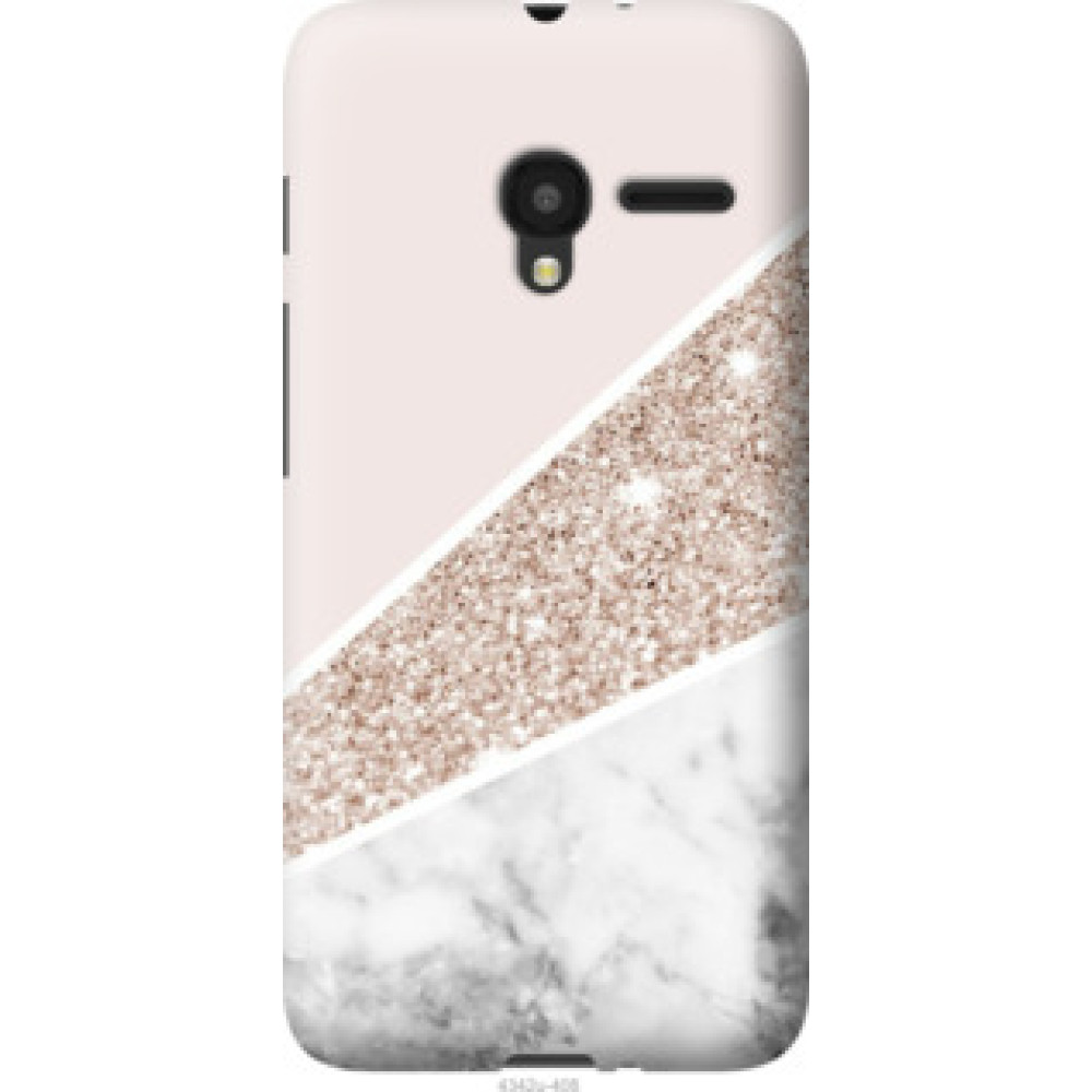 Чохол на Alcatel One Touch Pixi 3 4.5 Пастельный мрамор (4342u-408)