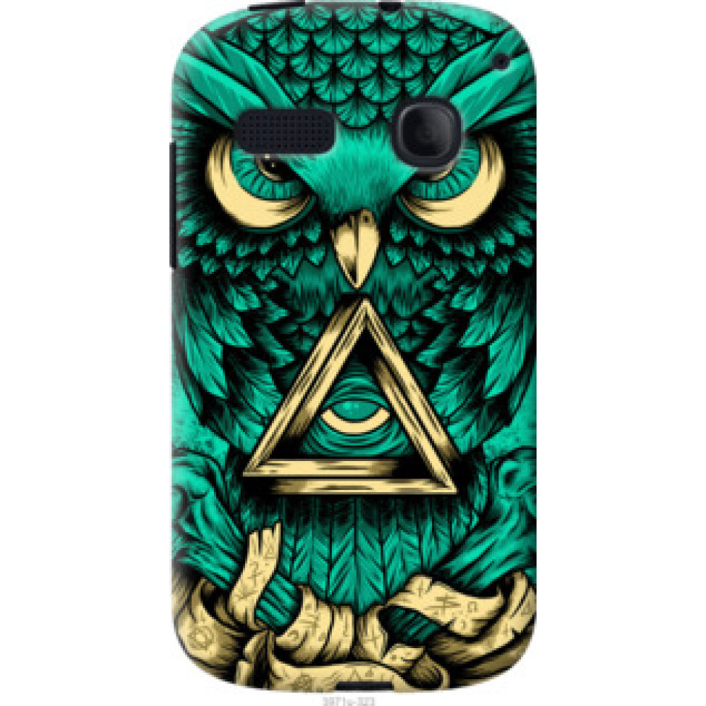 Чехол на Alcatel One Touch Pop C3 4033D Сова Арт-тату (3971u-323)