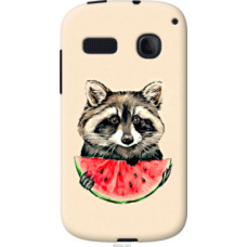 Чехол на Alcatel One Touch Pop C3 4033D Енотик с арбузом (4605u-323)