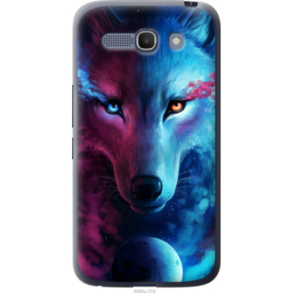 Чехол на Alcatel One Touch POP C9 Арт-волк (3999u-319)