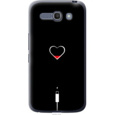 Чехол на Alcatel One Touch POP C9 Подзарядка сердца (4274u-319)