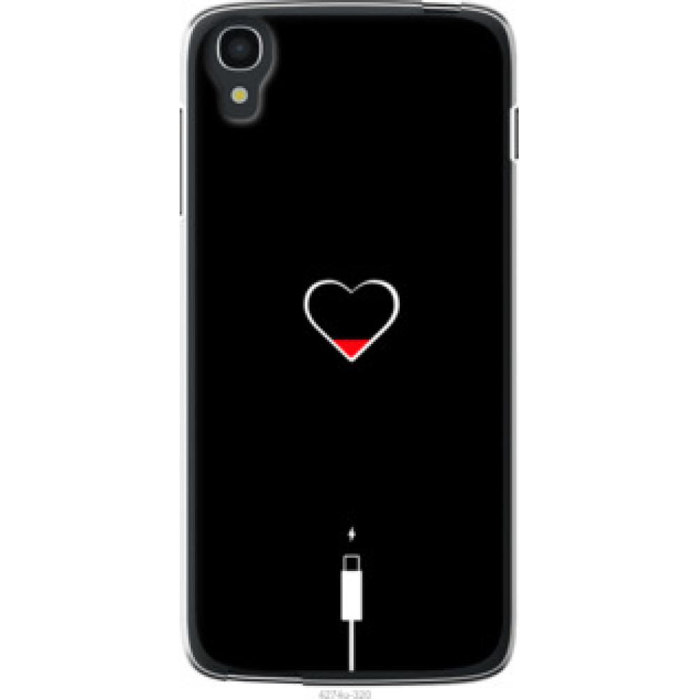 Чехол на Alcatel One Touch Idol 3 4.7 Подзарядка сердца (4274u-320)