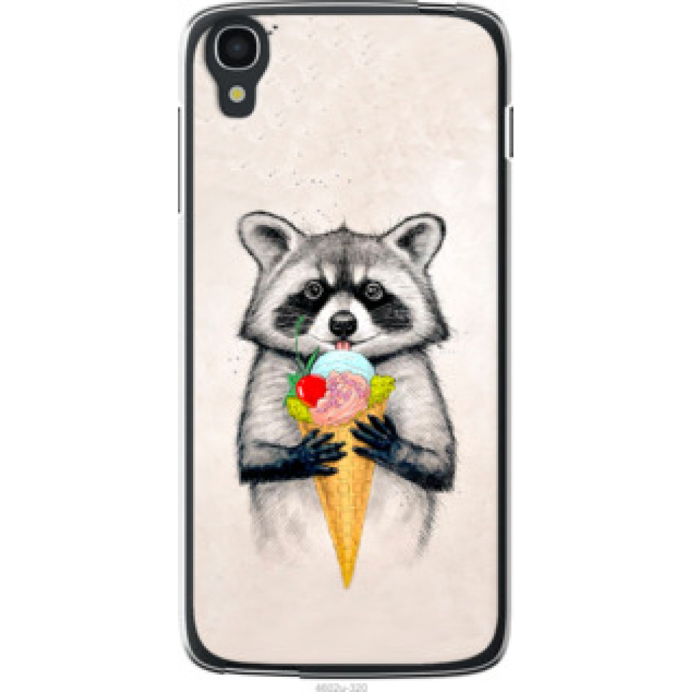 Чохол на Alcatel One Touch Idol 3 4.7 Енотик с мороженым (4602u-320)