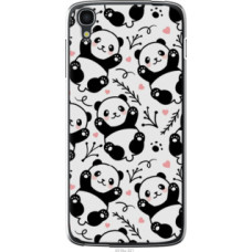 Чехол на Alcatel One Touch Idol 3 5.5 Панды (4318u-321)