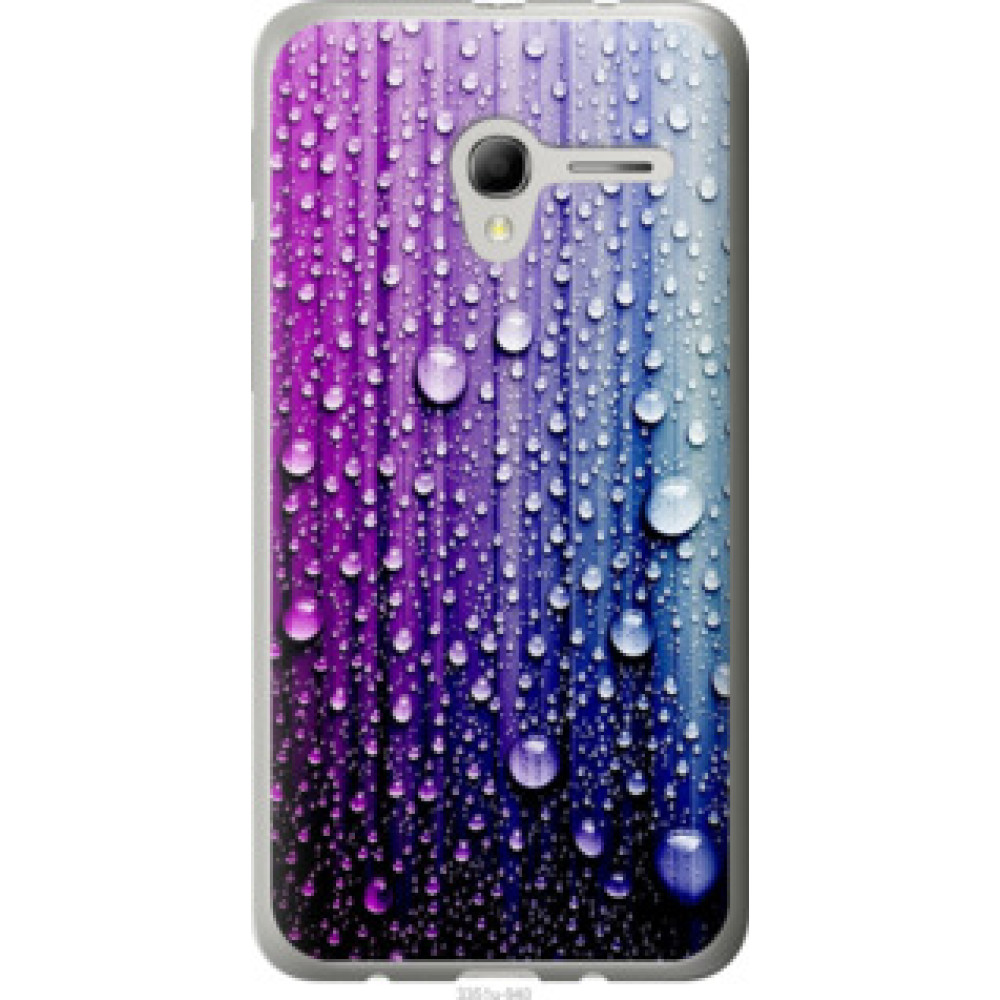 Чехол на Alcatel One Touch Pop 3 5.0 Капли воды (3351u-940)
