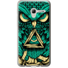 Чехол на Alcatel One Touch Pop 3 5.0 Сова Арт-тату (3971u-940)