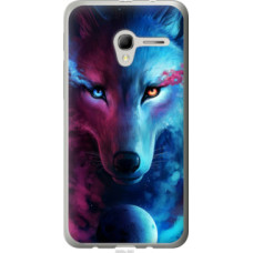 Чехол на Alcatel One Touch Pop 3 5.0 Арт-волк (3999u-940)