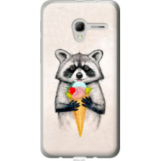 Чехол на Alcatel One Touch Pop 3 5.0 Енотик с мороженым (4602u-940)