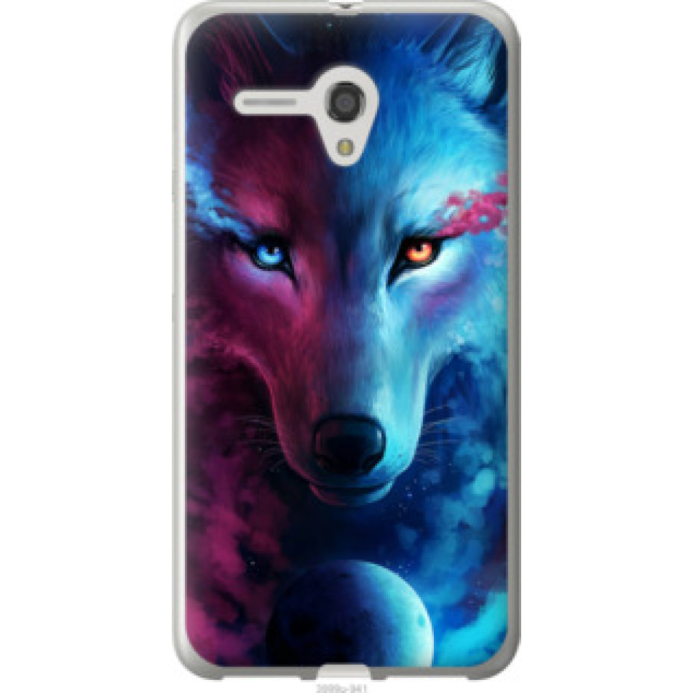 Чохол на Alcatel One Touch Pop 3 5.5 Арт-волк (3999u-941)