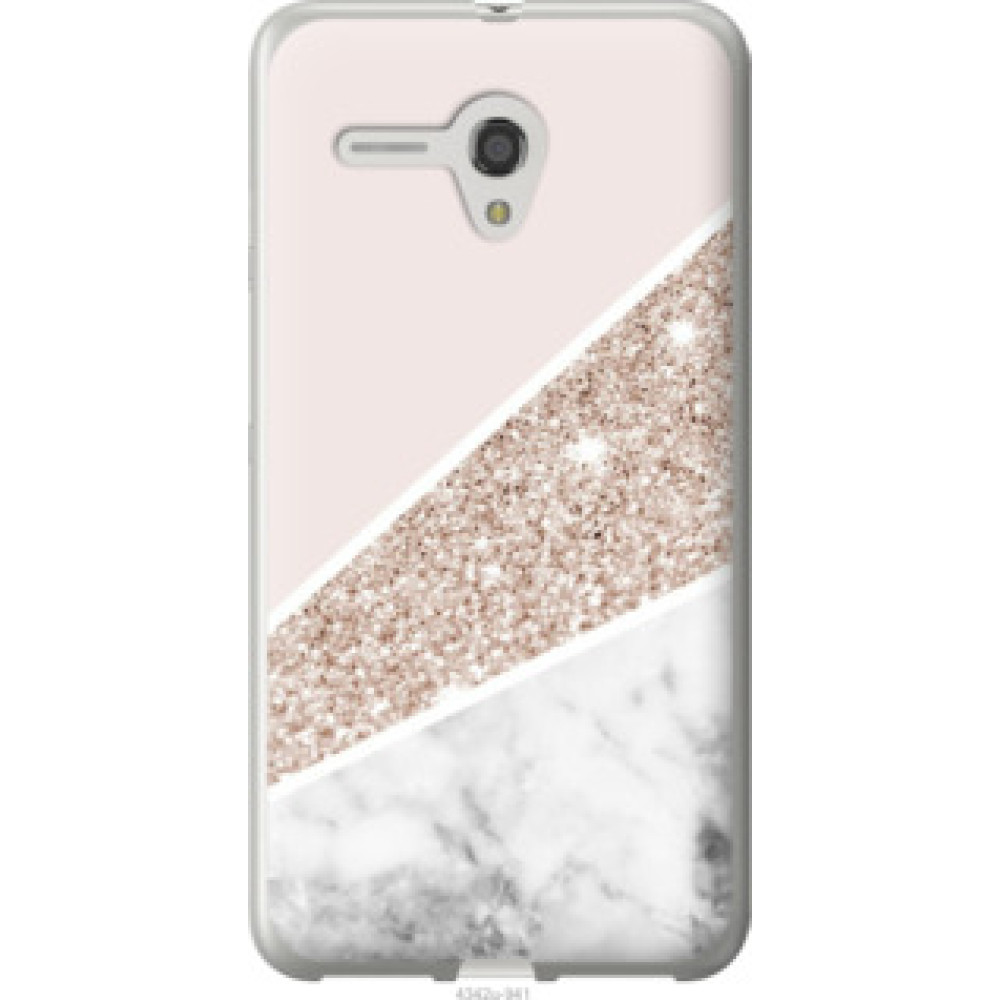 Чехол на Alcatel One Touch Pop 3 5.5 Пастельный мрамор (4342u-941)