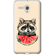 Чехол на Alcatel One Touch Pop 3 5.5 Енотик с арбузом (4605u-941)