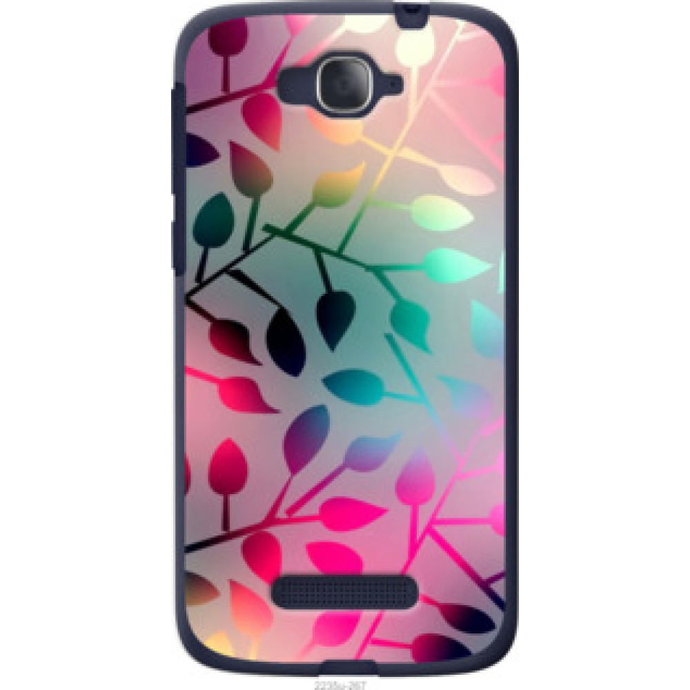 Чехол на Alcatel One Touch Pop C7 7041D Листья (2235u-267)