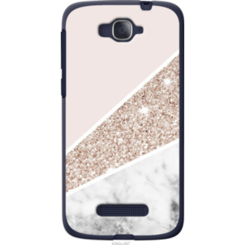 Чехол на Alcatel One Touch Pop C7 7041D Пастельный мрамор (4342u-267)