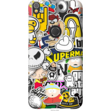 Чехол на Alcatel Shine Lite Popular logos (4023u-695)