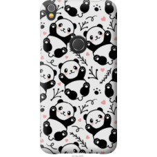 Чехол на Alcatel Shine Lite Панды (4318u-695)