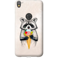 Чехол на Alcatel Shine Lite Енотик с мороженым (4602u-695)