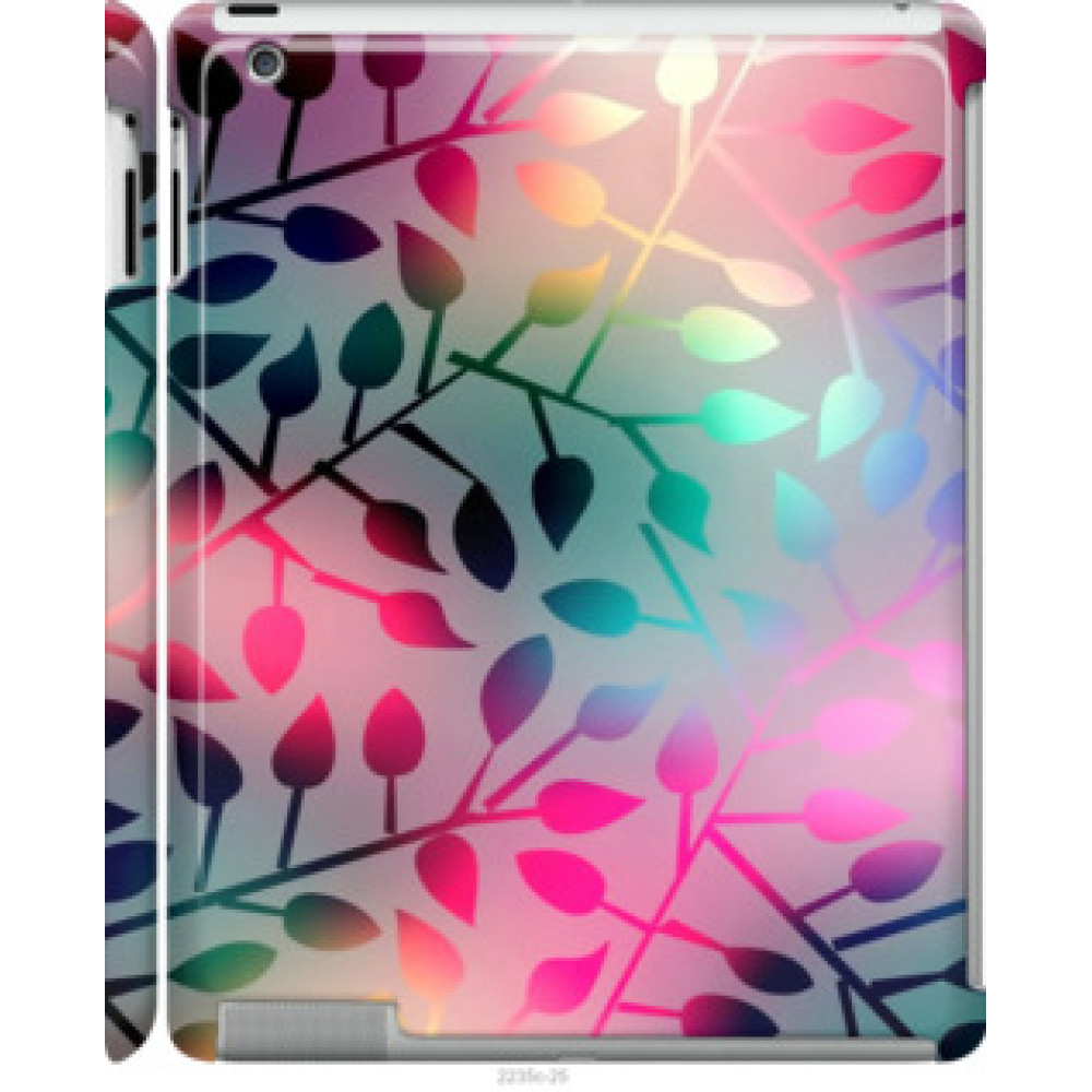 Чехол на Apple iPad 2/3/4 Листья (2235c-25)