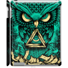 Чехол на Apple iPad 2/3/4 Сова Арт-тату (3971c-25)