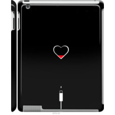 Чехол на Apple iPad 2/3/4 Подзарядка сердца (4274c-25)