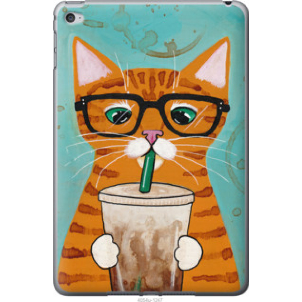 Чехол на Apple iPad mini 4 Зеленоглазый кот в очках (4054u-1247)