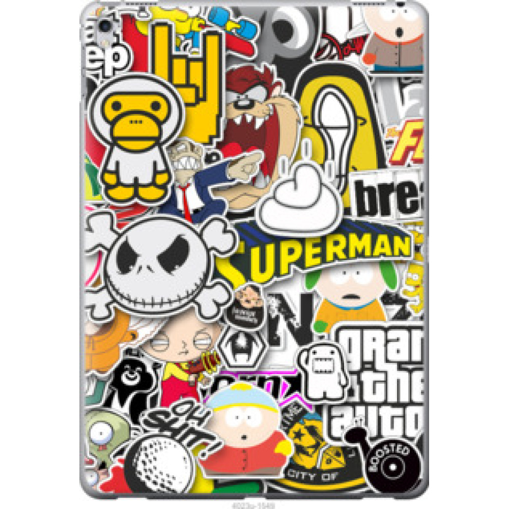 Чехол на Apple iPad Pro 12.9 Popular logos (4023u-362)