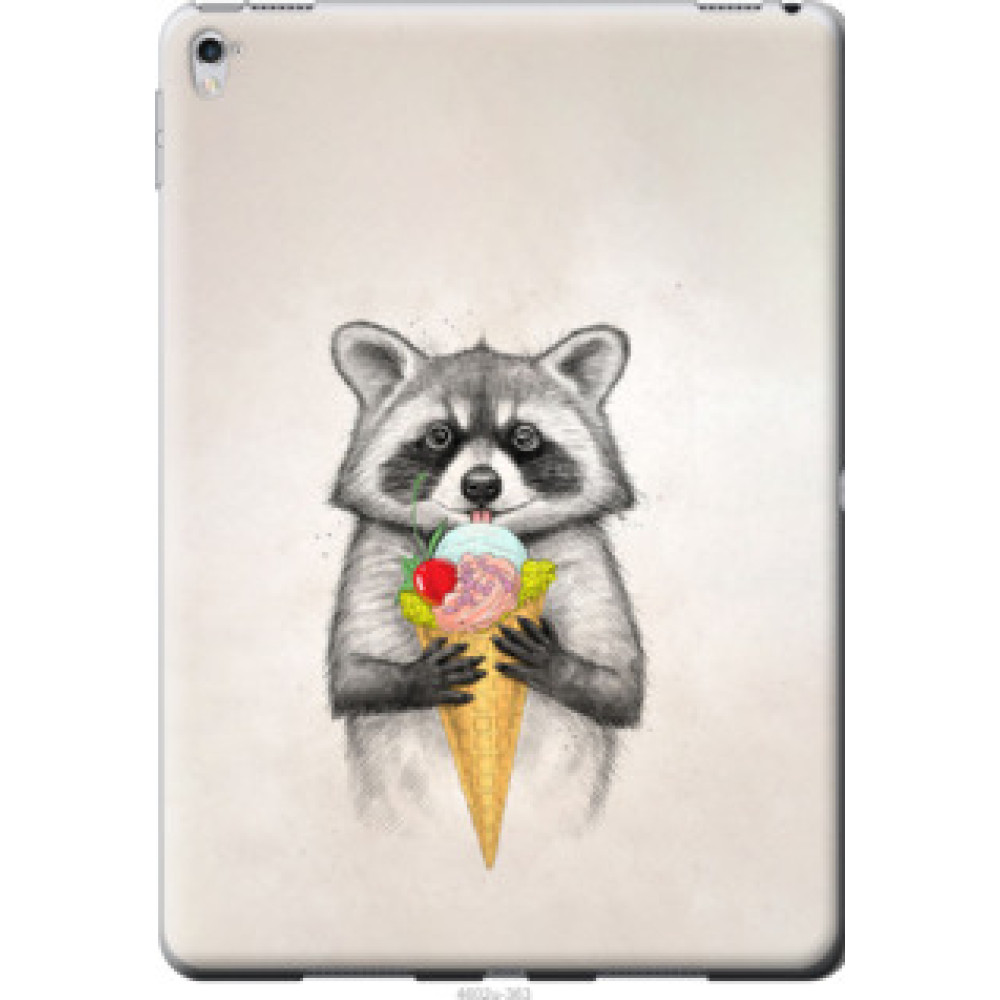 Чохол на iPad Pro 9.7 Енотик с мороженым (4602u-363)