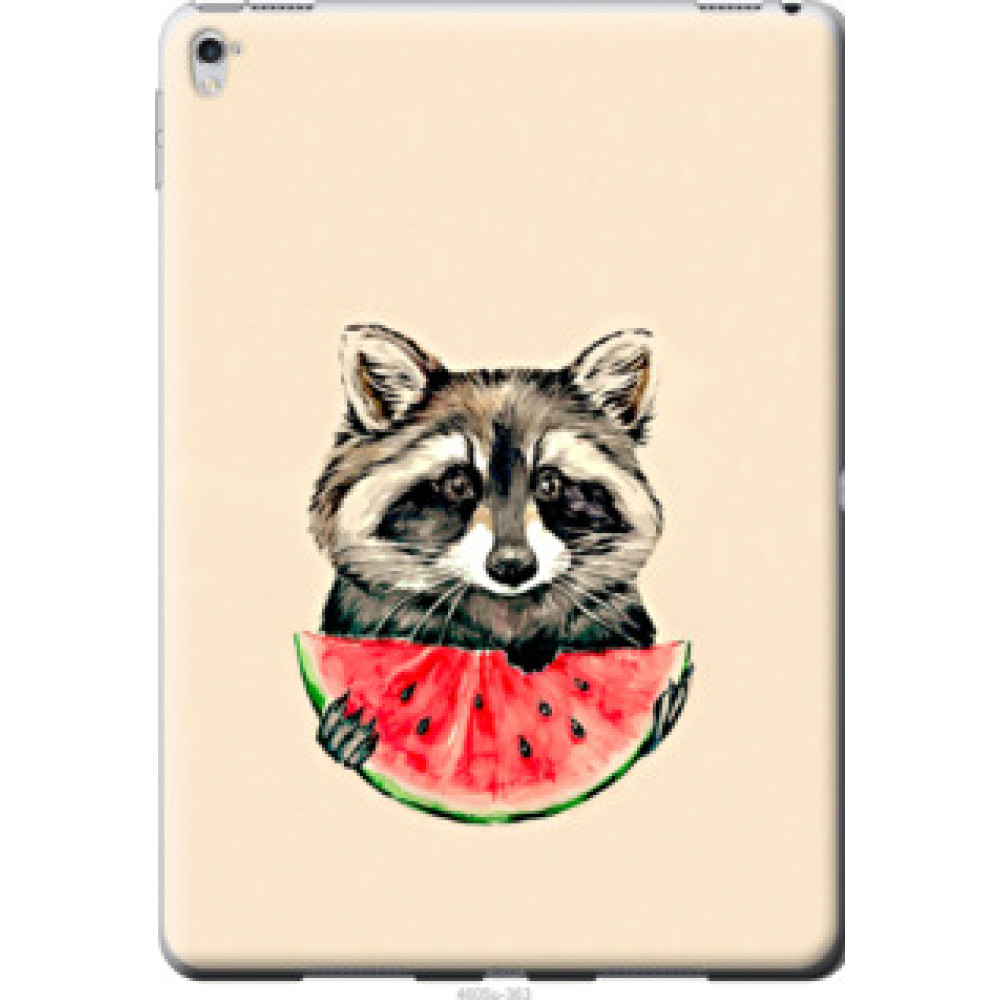 Чохол на iPad Pro 9.7 Енотик с арбузом (4605u-363)