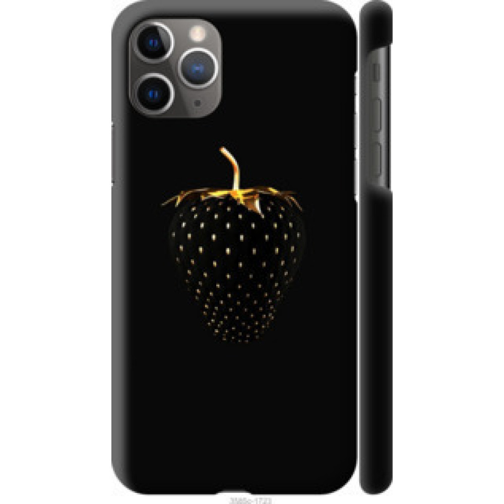 Чохол на Apple iPhone 11 Pro Max Черная клубника (3585c-1723)