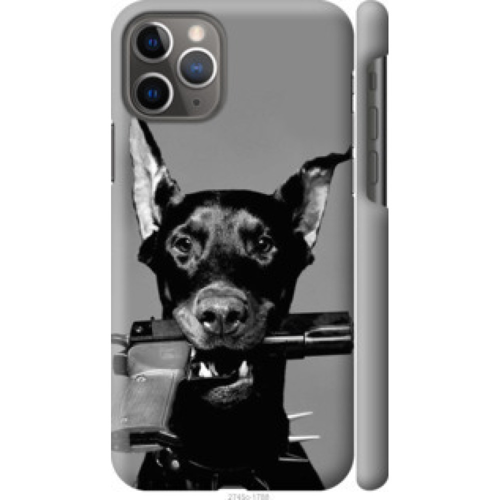 Чохол на Apple iPhone 11 Pro Доберман (2745c-1788)