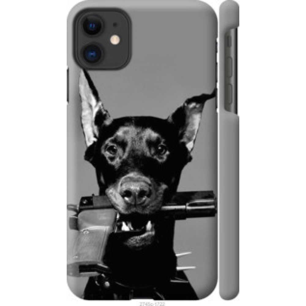 Чохол на Apple iPhone 11 Доберман (2745c-1722)