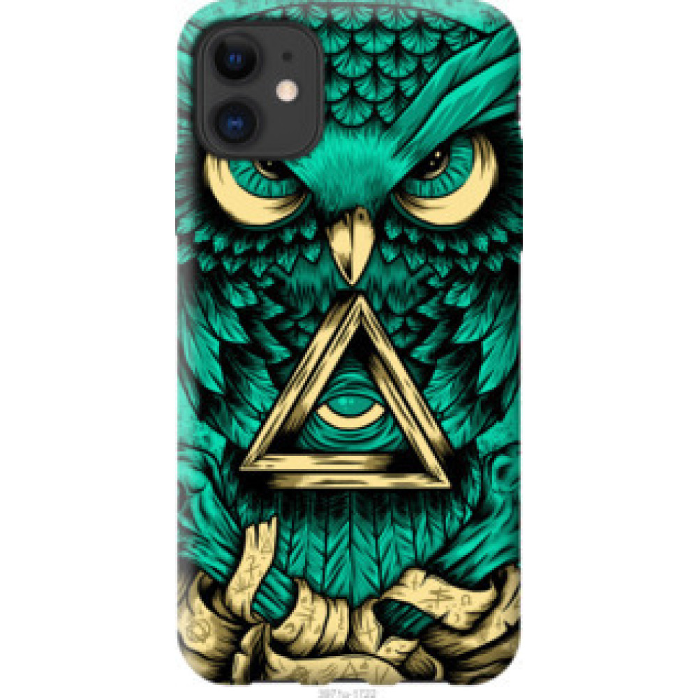 Чехол на Apple iPhone 11 Сова Арт-тату (3971u-1722)