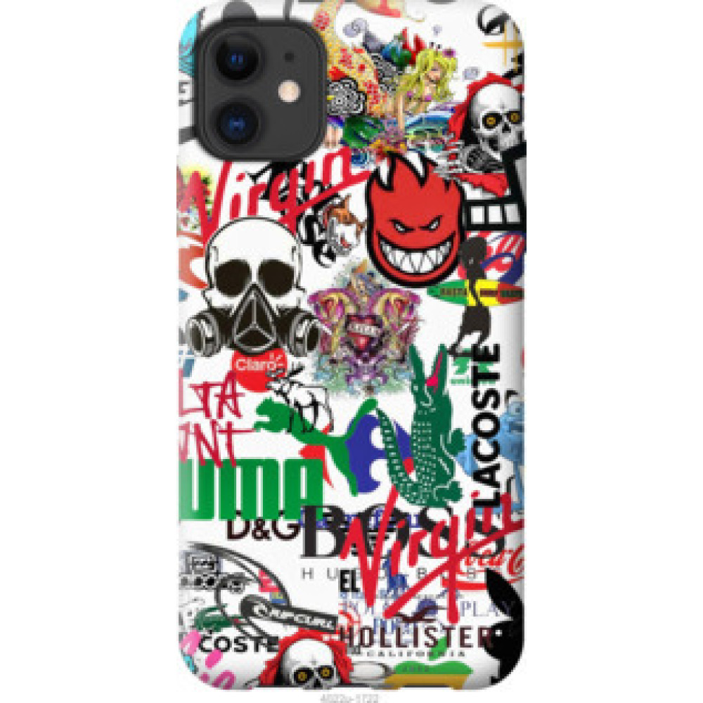 Чохол на Apple iPhone 11 Many different logos (4022u-1722)