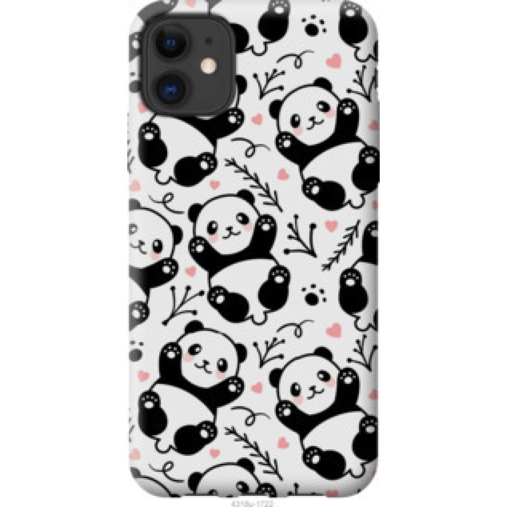 Чохол на Apple iPhone 11 Панды (4318u-1722)