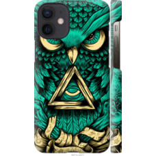 Чехол на Apple iPhone 12 Mini Сова Арт-тату (3971c-2071)