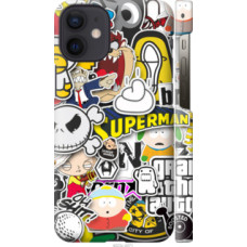 Чехол на Apple iPhone 12 Mini Popular logos (4023c-2071)