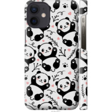 Чехол на Apple iPhone 12 Mini Панды (4318c-2071)