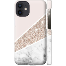 Чехол на Apple iPhone 12 Mini Пастельный мрамор (4342c-2071)