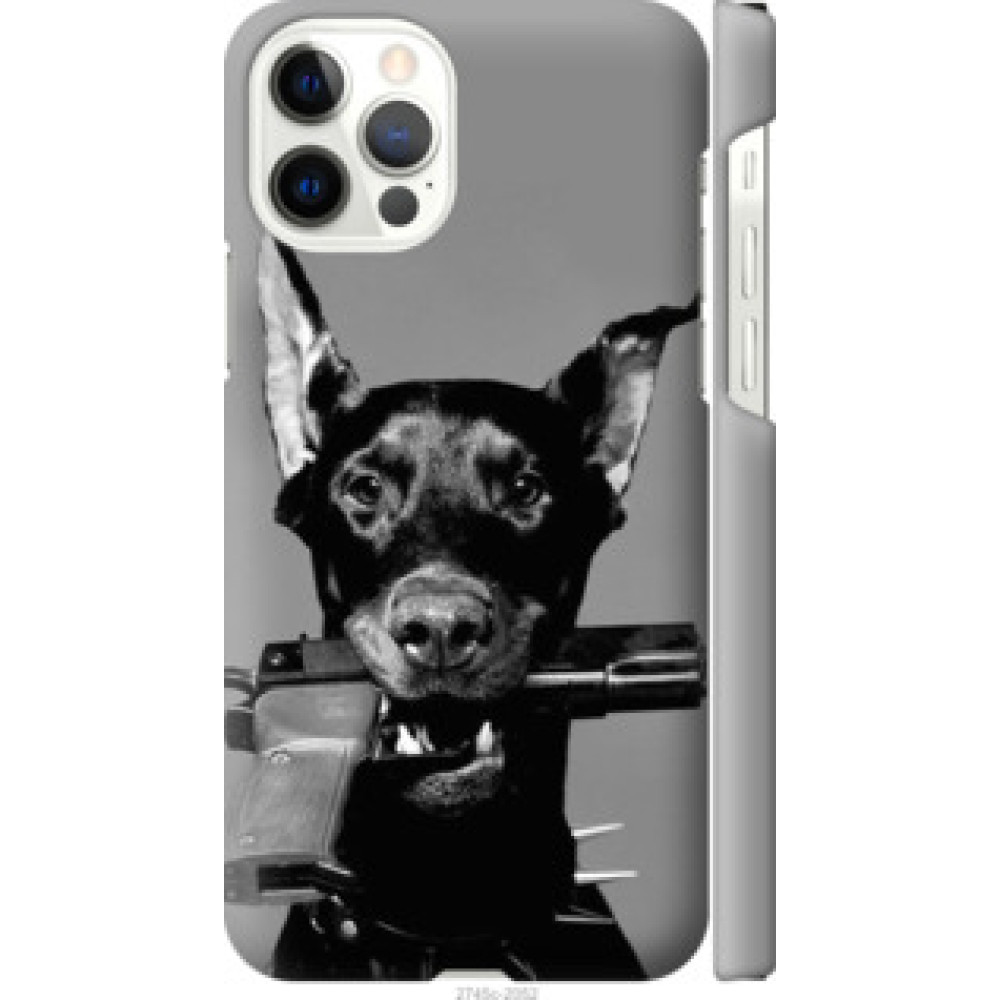 Чохол на Apple iPhone 12 Доберман (2745c-2053)