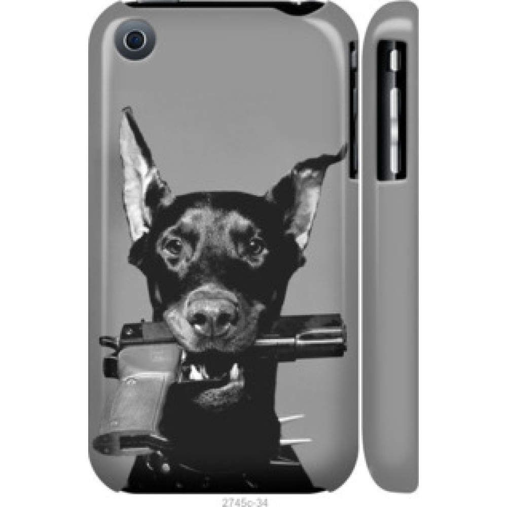 Чохол на iPhone 3Gs Доберман (2745c-34)
