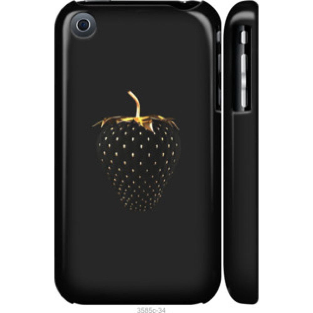 Чохол на iPhone 3Gs Черная клубника (3585c-34)