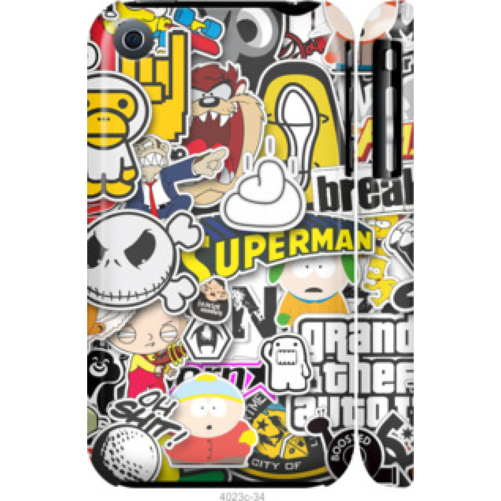 Чохол на iPhone 3Gs Popular logos (4023c-34)