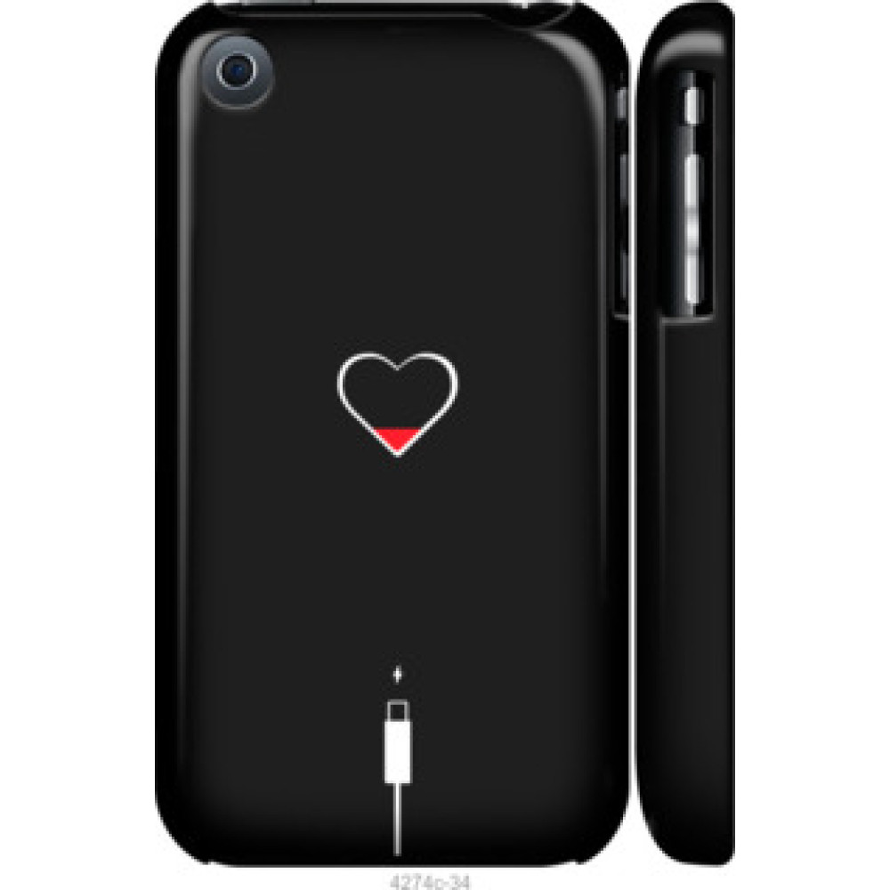 Чехол на iPhone 3Gs Подзарядка сердца (4274c-34)