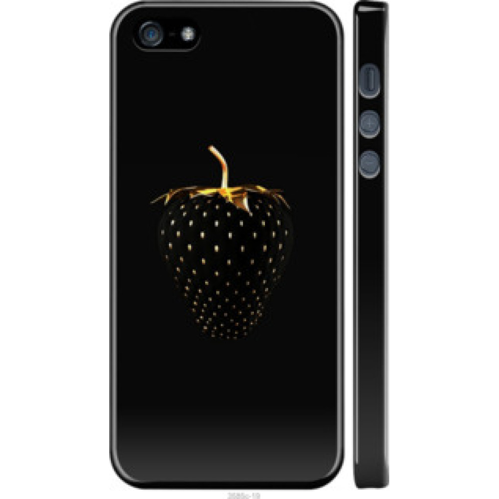 Чехол на iPhone 5s Черная клубника (3585c-21)