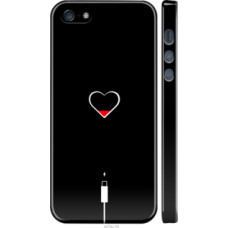 Чехол на iPhone 5s Подзарядка сердца (4274c-21)